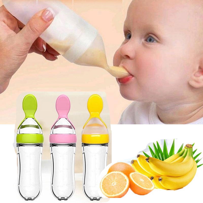 Biberon avec cuillère pour nouveau-né | EasyBottle™ - LOUISA.BB